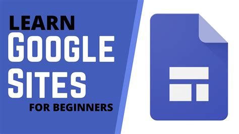 How to use Google Sites.